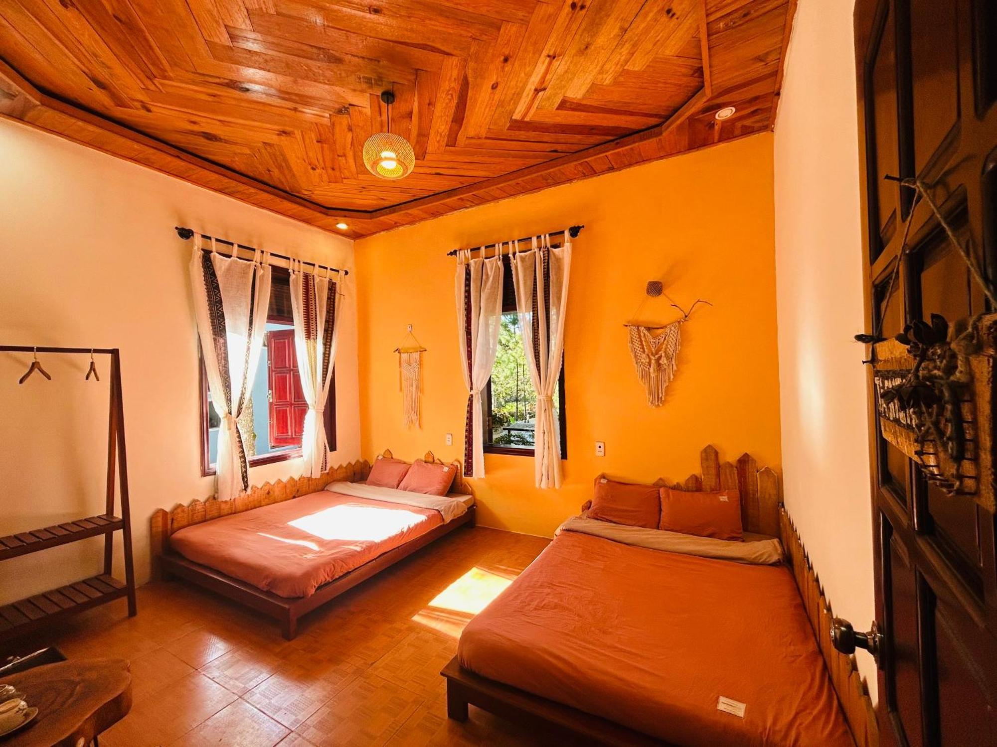 Chino Homestay Mang Den - Villa Tai Mang Den Kon Tum Exteriör bild