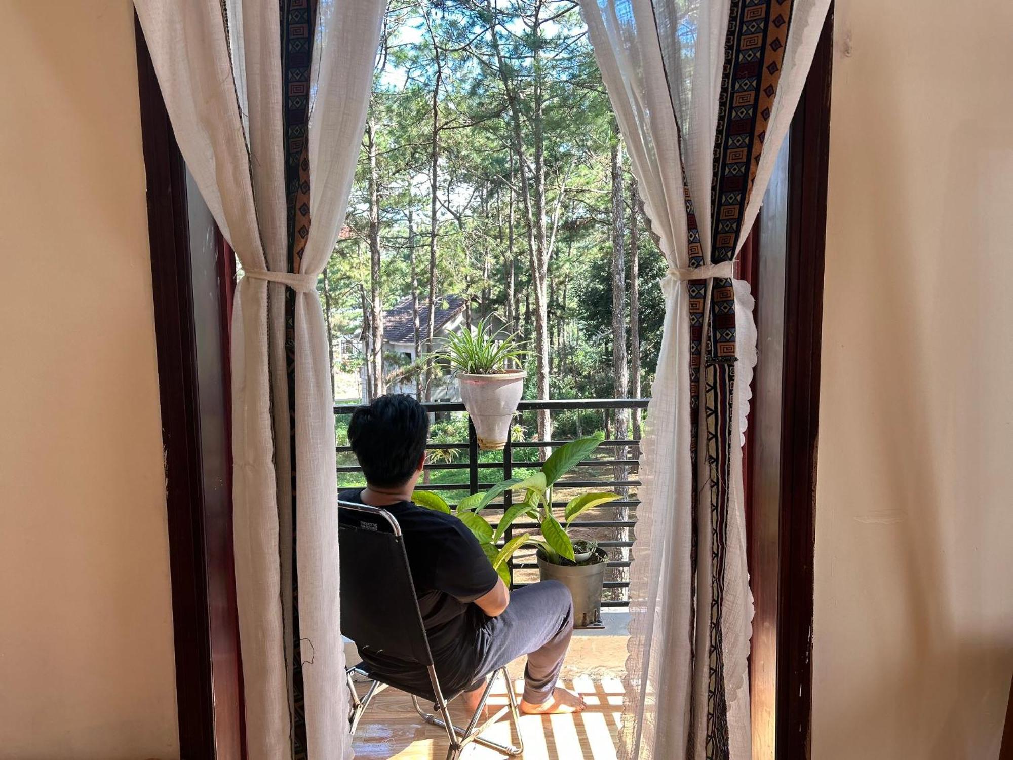 Chino Homestay Mang Den - Villa Tai Mang Den Kon Tum Exteriör bild
