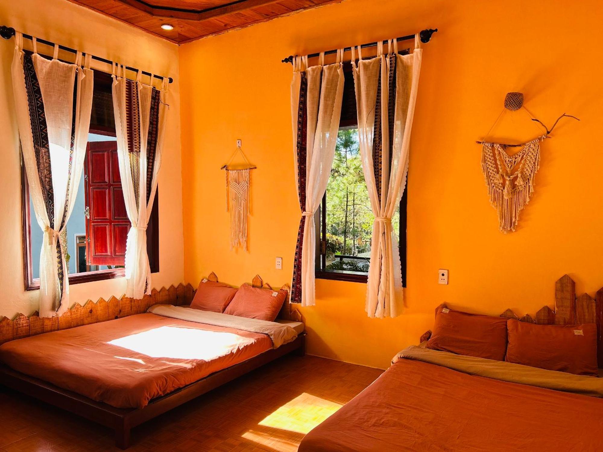 Chino Homestay Mang Den - Villa Tai Mang Den Kon Tum Exteriör bild